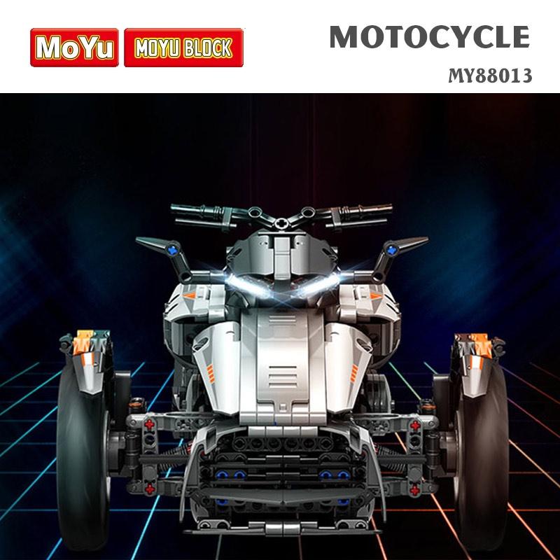 Đồ Chơi Lắp Ráp Mô Hình Xe Máy Motorcycle – MOYU  88013 mô hình tĩnh