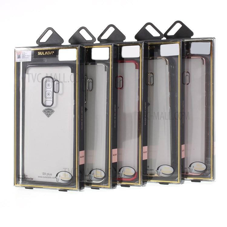 Ốp lưng dành cho Samsung S9/S9 plus dẻo trong viền màu chính hãng Sulada