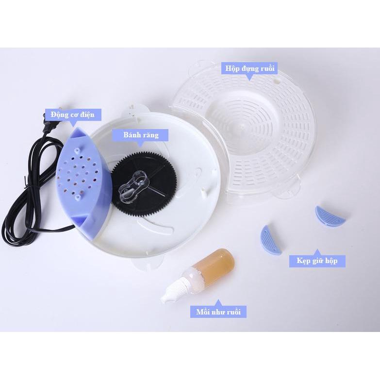 Máy bắt ruồi tự động thông minh, máy bẫy diệt ruồi cao cấp