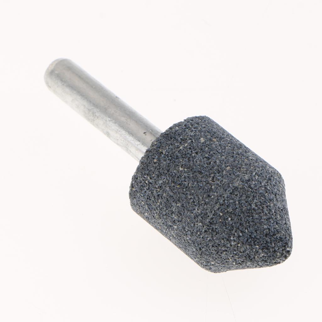 10x 6mm Cylindrical Electric Nail Drill Bits Polishing Grinding Head