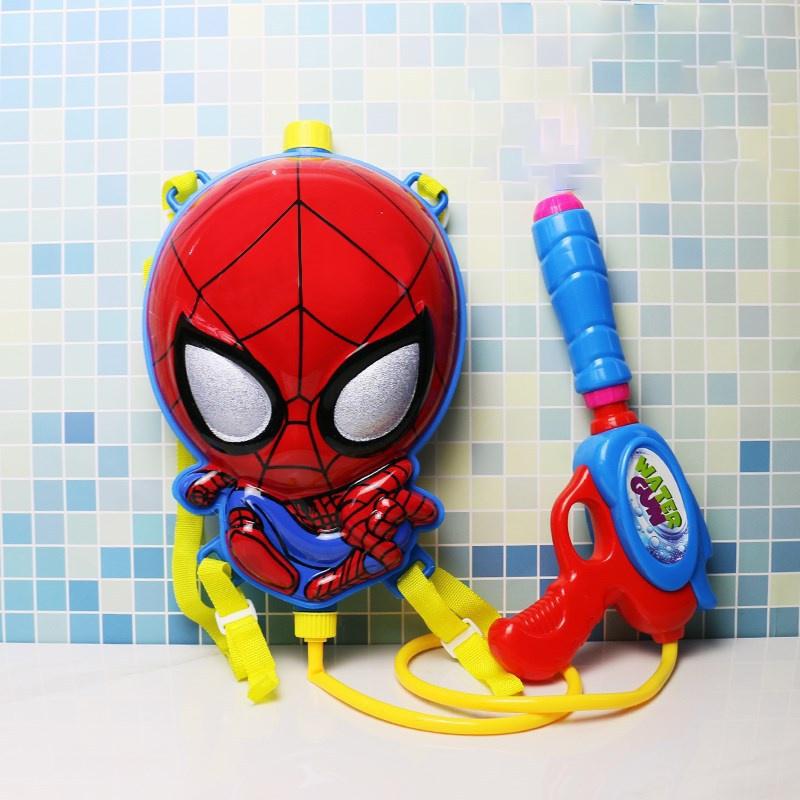 Đồ chơi trẻ em balo phun nước người nhện spider man, chú kỳ lân hồng dễ thương – quà tặng mùa hè cho bé