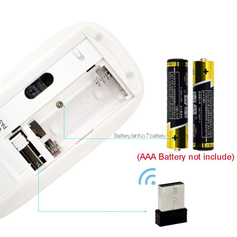 Cảm Ứng Đa Năng Magic Mouse 2.4GHz Chuột Dành Cho Windows Mac OS Trắng/Đen Cho Laptop/Trò Chơi/máy Tính Để Bàn Thả Vận Chuyển