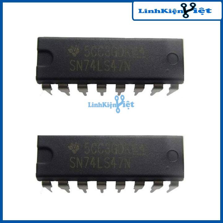 IC 74HC47 BCD to 7-Segment Decoder/Driver with Open-Collector Outputs