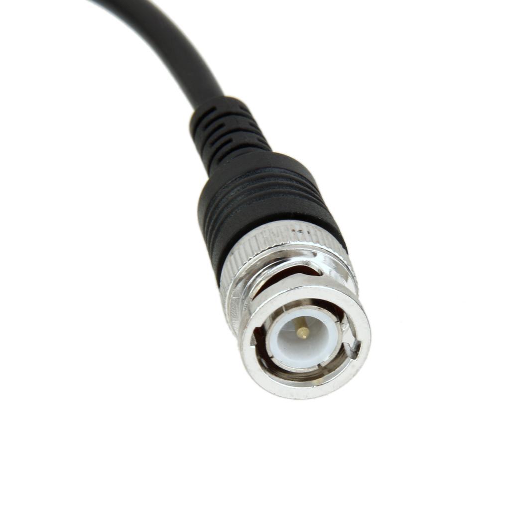 2pcs BNC Male Plug Q9 to Dual Double Alligator Clip Connector Probe Cable