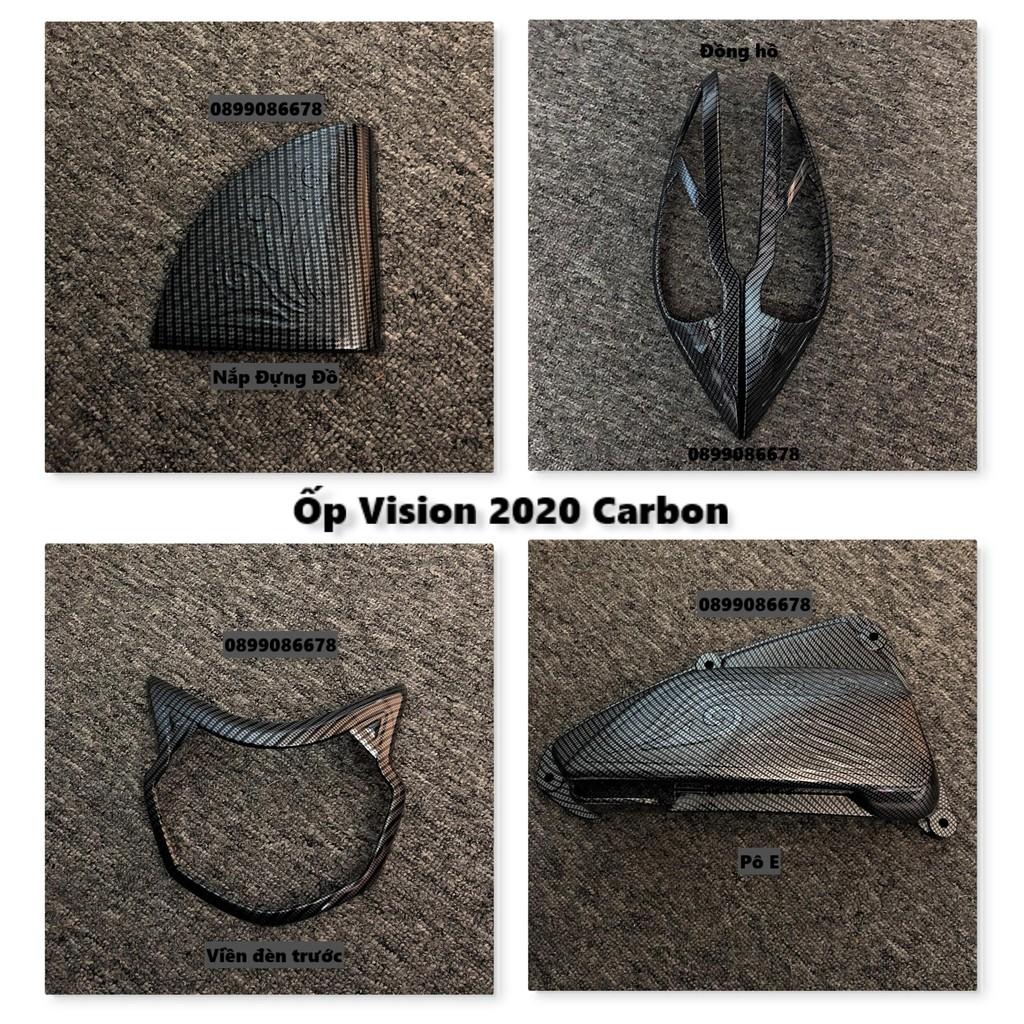 Phụ Kiện Ốp Dành Cho Xe Máy Vision 2021 / 2022 - Nhúng Carbon (Cacbon