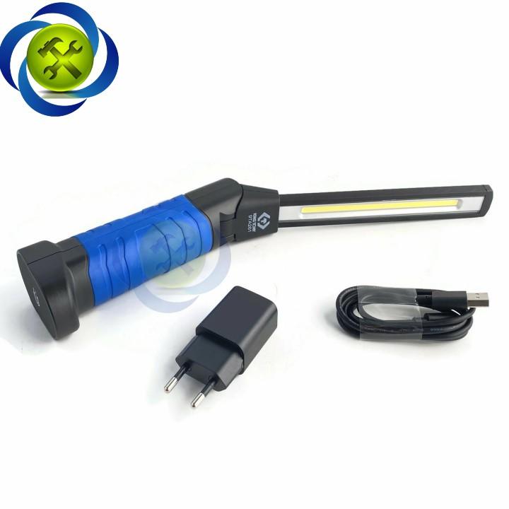 Đèn pin sạc Kingtony 9TA261 sạc bằng cổng USB có nam châm hút mạnh