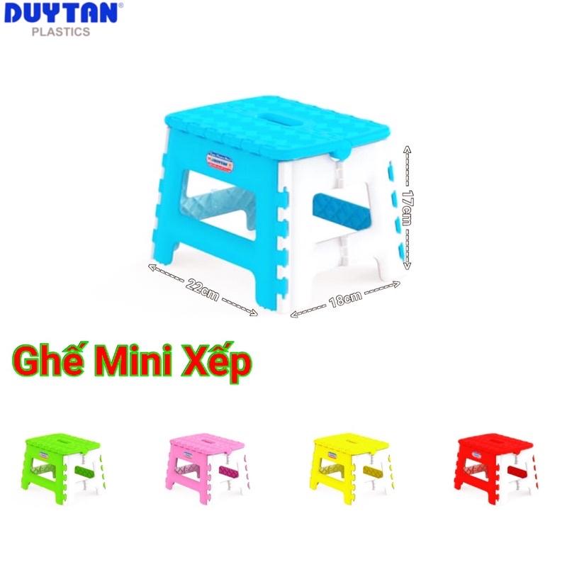 Ghế Mini Xếp Duy Tân Đủ Màu - Ghế Xếp Xanh Dương