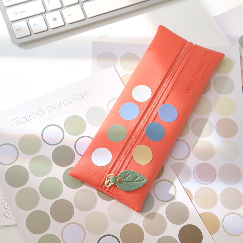 S39 - Tờ 48 miếng dot sticker chấm tròn Morandi trang trí sổ bullet journal, junk journal, tường nhà - Cây Sồi Già