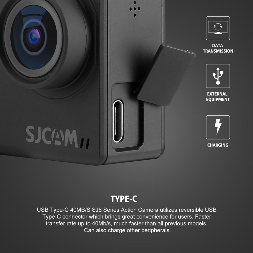 SJCAM SJ8 Air Action Camera WiFi Remote Camera Mũ Bảo Hiểm Ultra HD 1296P 30FPS Sports DV Camera Chống Thấm Nước Với Thẻ Nhớ 32GB