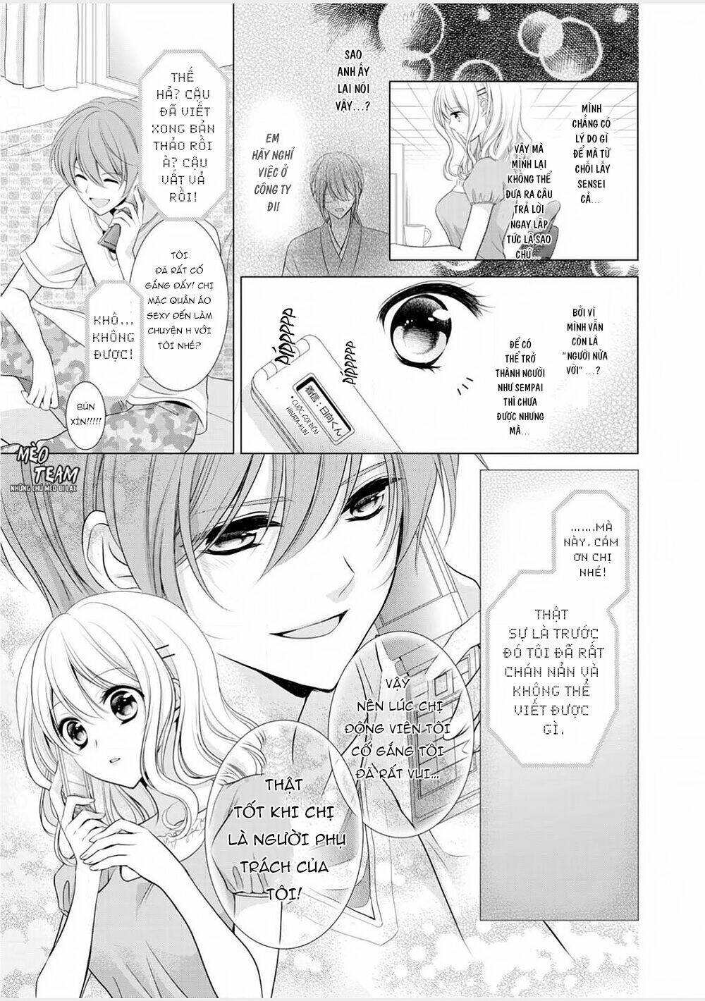 tiểu thuyết gia gợi cảm thì thầm bên tai cô gái nhỏ chapter 9 13