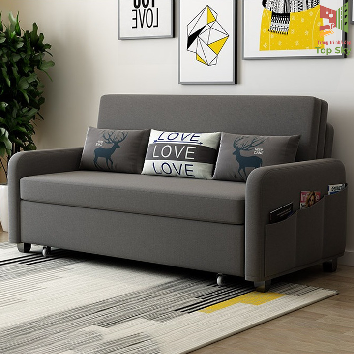 Ghế Sofa Giường. Giường Sofa Đa Năng Có Ngăn Chứa Đồ. KT 1m6 x 1m92.