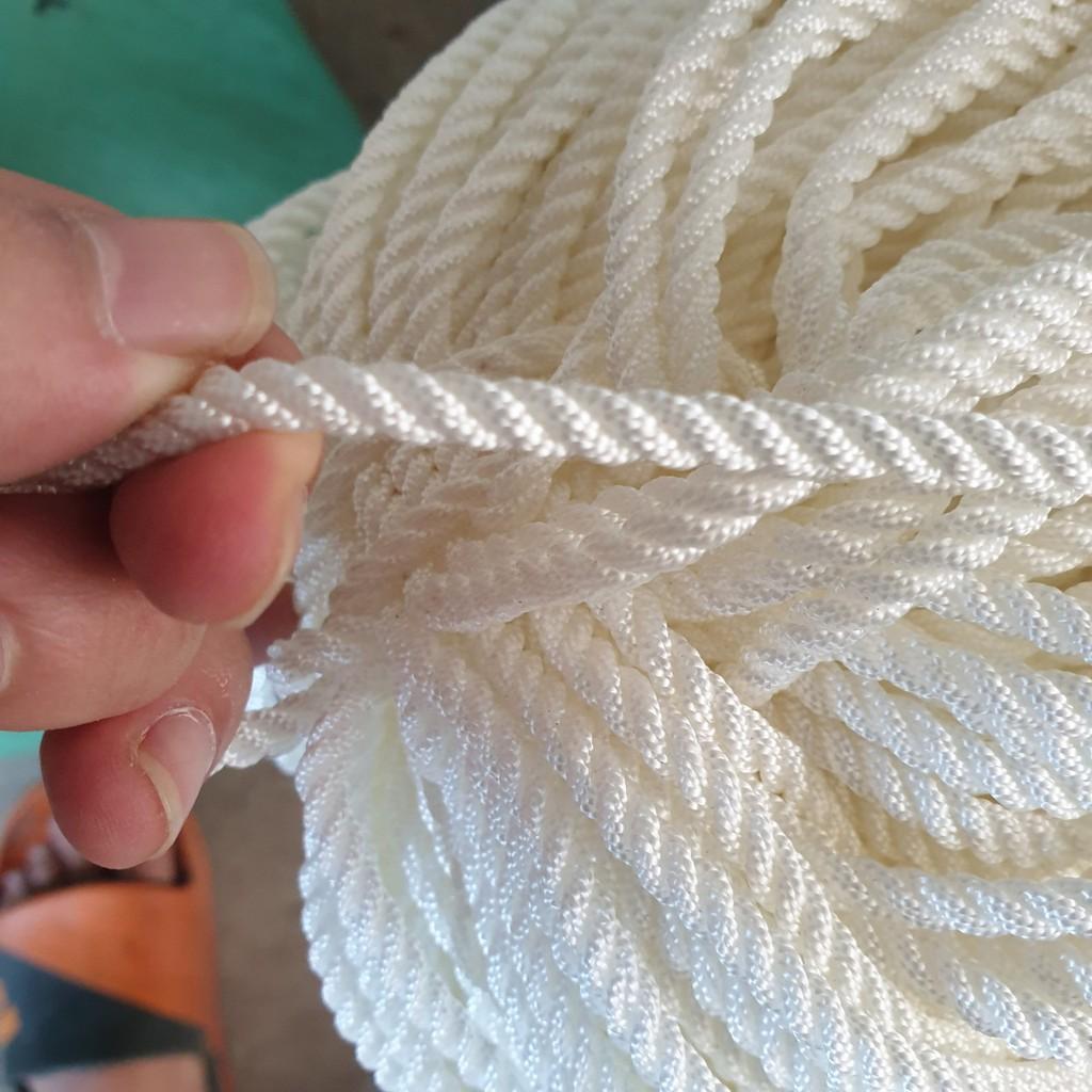 Dây dù se bóng, dây dù chịu lực đường kính 2mm 3mm 4mm 5mm 8mm