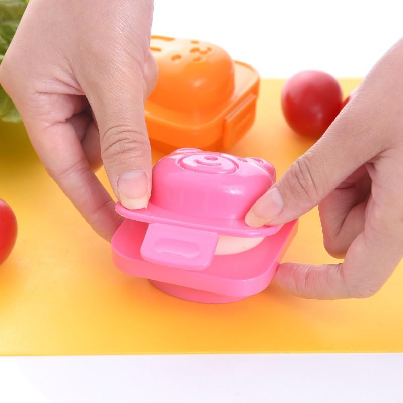 Khuôn tạo hình cơm, trứng hình gấu và thỏ NỘI ĐỊA NHẬT BẢN