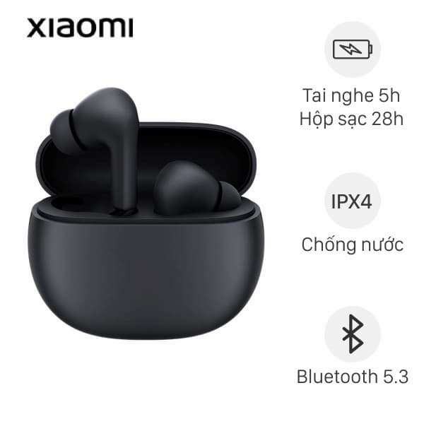 Tai Nghe Bluetooth True Wireless Xiaomi Redmi Buds 4 Active Bản Quốc Tế – Hàng Chính Hãng FPT