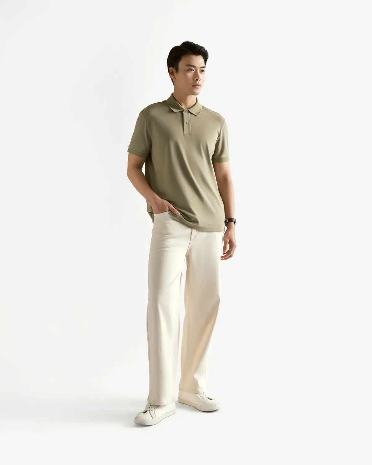 Áo polo tay ngắn nam core. Fitted - RT 10F24POL001CR1 | ROUTINE CÀ MAU