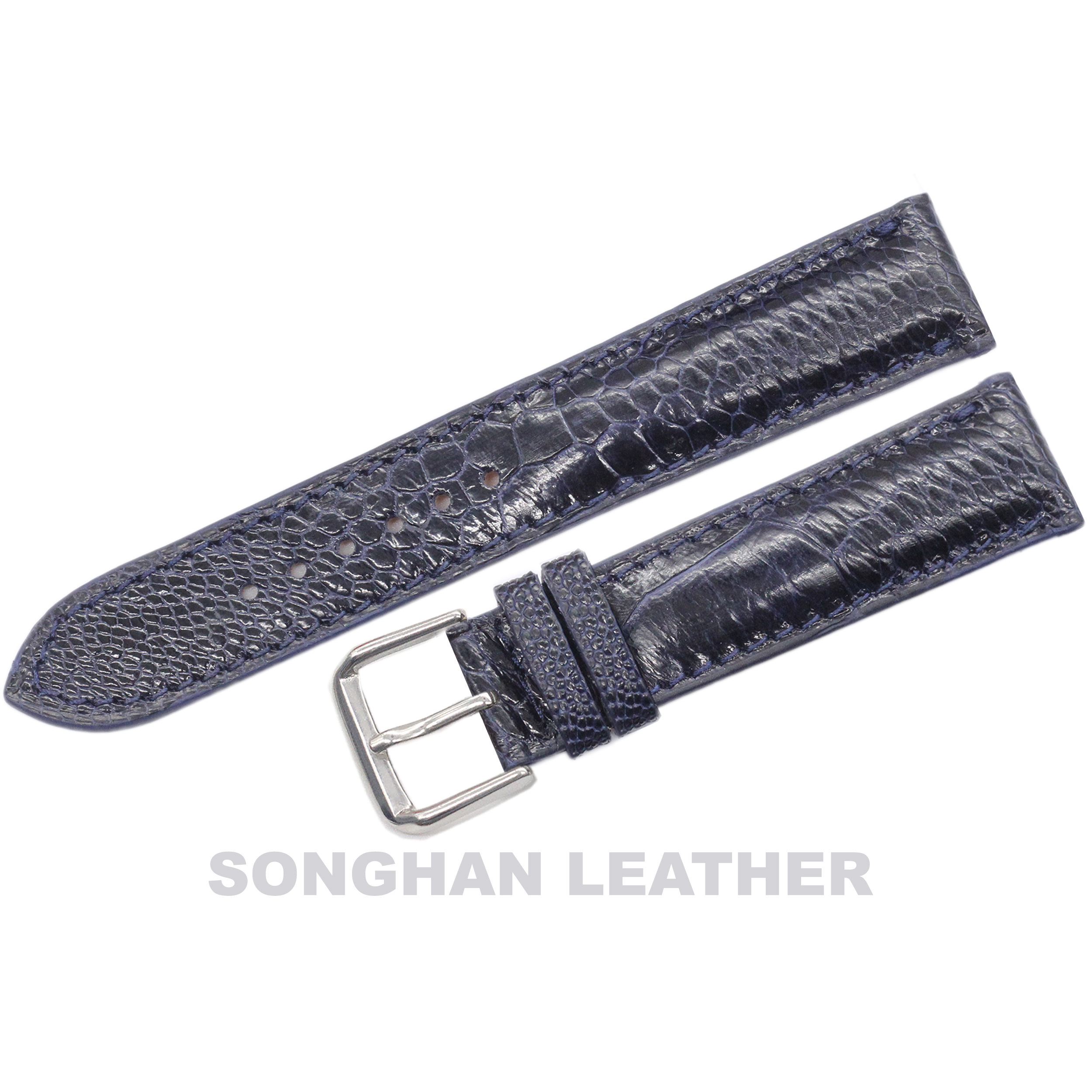 Dây Đồng Hồ.Dây Da Đà Điểu Gắn Chốt Thông Minh Kèm Khóa Kim Cao Cấp Chính Hãng Songhan Leather.Nhiều Size, Nhiều Màu.BẢO HÀNH 6 THÁNG