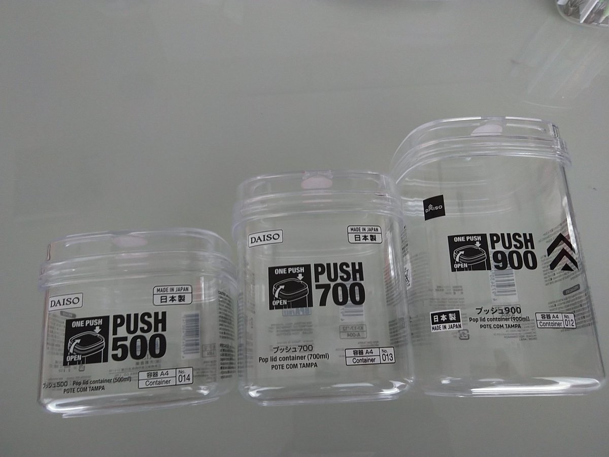 Hộp nhựa đựng thực phẩm Sanada Push Pot - Hàng nội địa Nhật Bản