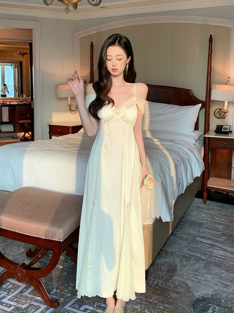 Váy Ngủ Nữ Dài Nữ Tính
