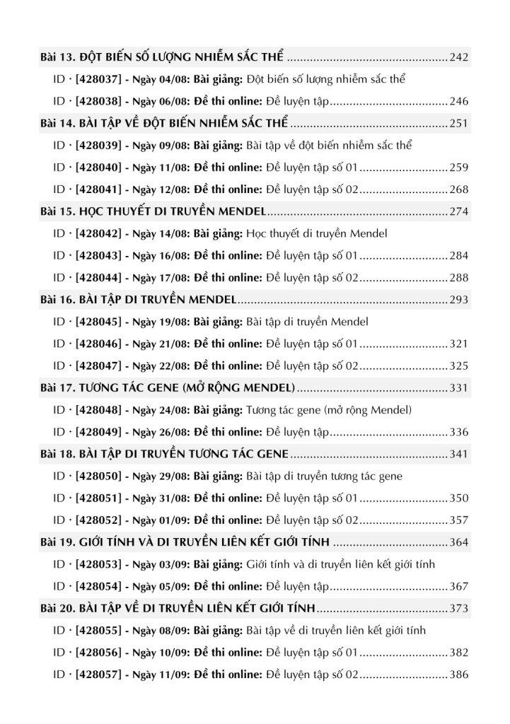 Sách - Tổng Ôn Sinh Học Tập 1 (Tái Bản 2025)