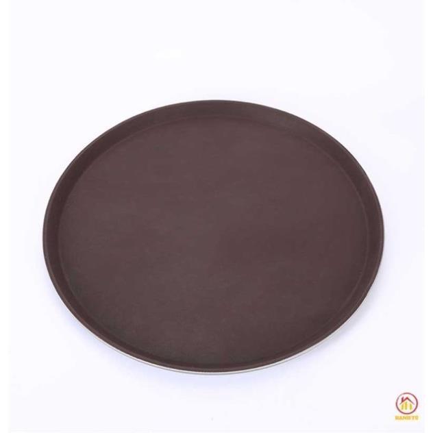 Khay tròn trống trơn trượt,khay bưng bê quán ba rơi không vỡ chất liệu dầy 3 cỡ GDTH