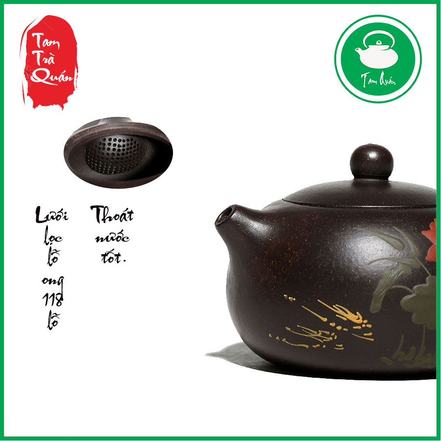 Ấm Tử Sa Nghi Hưng - hắc nê