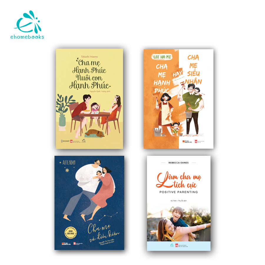 Sách combo Làm cha mẹ hạnh phúc