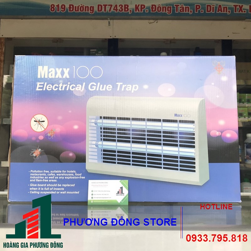 Đèn keo bắt côn trùng MAXX-100