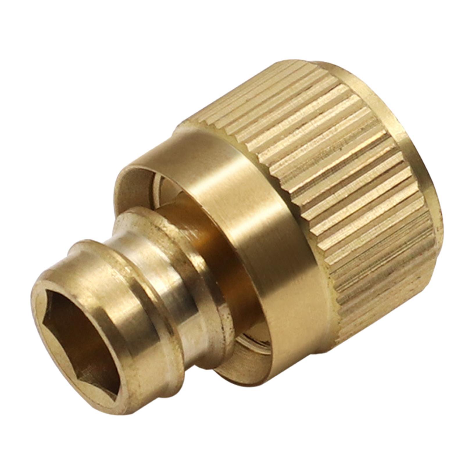 Brass Garden Hose Tap Connector Brass Joint Garden Hose Adapter for Garden Hose Replaces