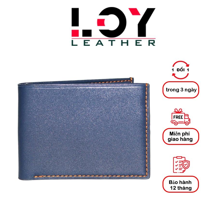 Ví Nam Da Bò Kiểu Dáng Ngang Form Chuẩn Cao Cấp Full Box, Bảo Hành 12 Tháng - Thương hiệu LOY Leather