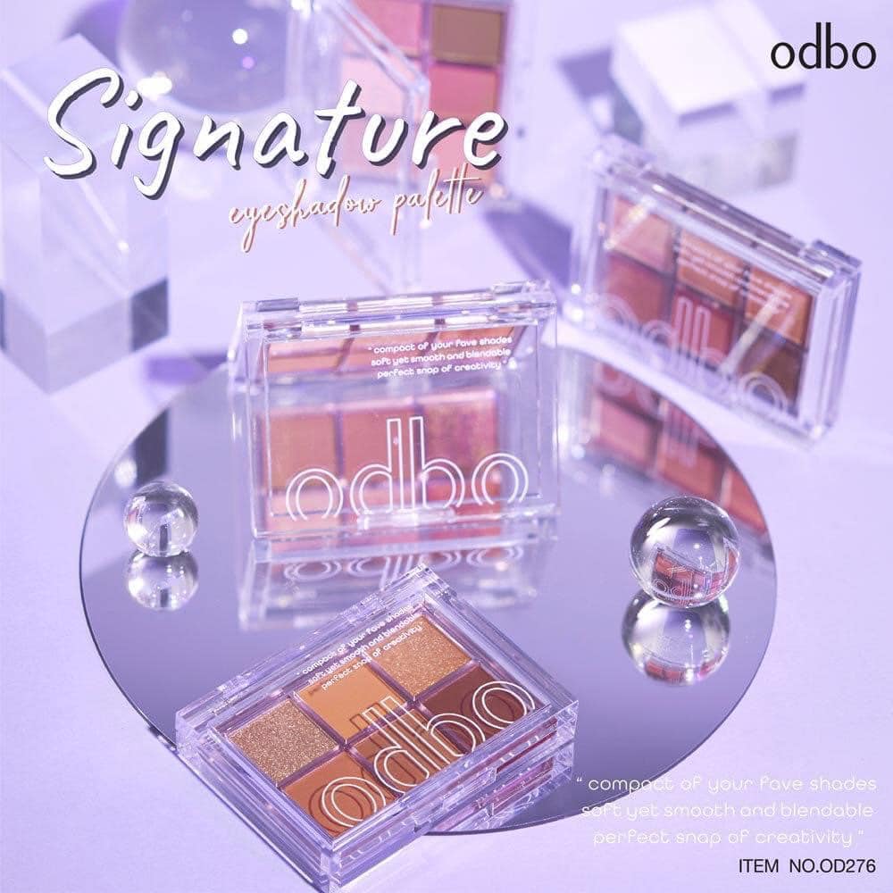 Bảng Phấn Mắt 6 Ô Odbo Signature Eyeshadow Palette OD276-2 màu ( không xuất hóa đơn đỏ )