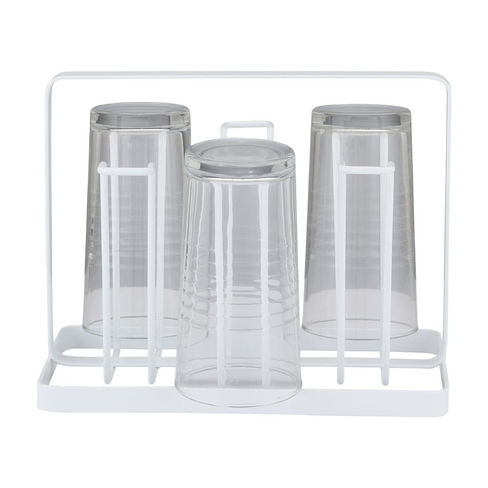 Giá Đỡ Ly Kim Loại DONTE Màu Trắng W23.3xD18.9xH18.5 Cm|Index Living Mall|Nội Thất Thái Lan