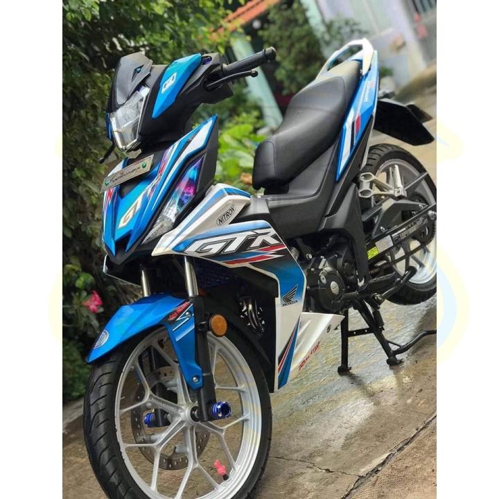 Tem rời xe winner gtr trắng xanh