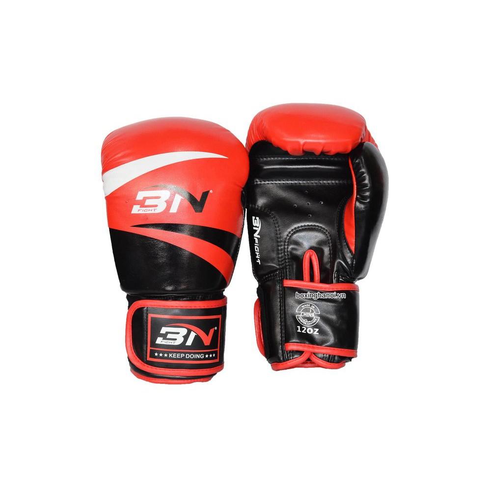 Găng Boxing BN cao cấp lõi đúc size 12oz  tặng kèm băng quấn 150k