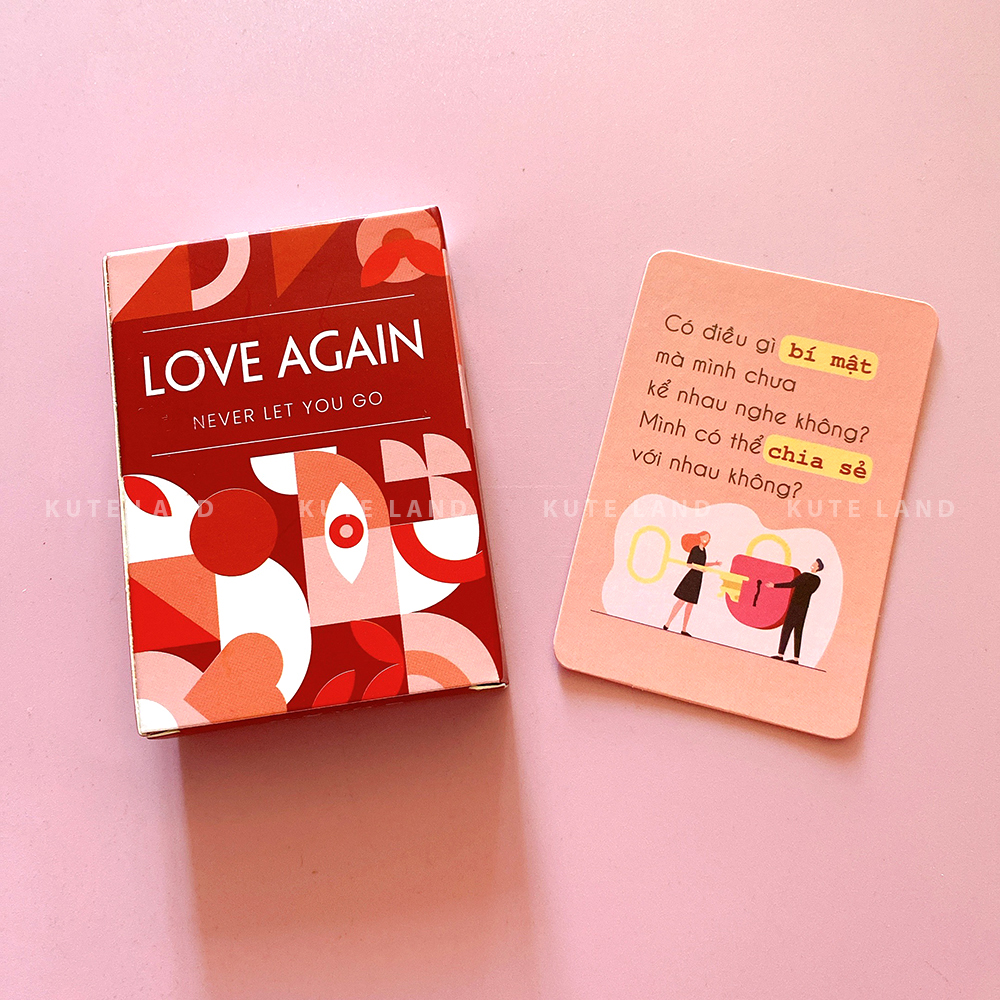 Bộ Bài Tình Yêu Thấu Hiểu Love Again Dành Cho Cặp Đôi Gắn Kết Tình Cảm Hàn Gắn Từ Bên Trong