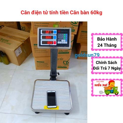 cân điện tử tính tiền cân bàn ( 60kg ) bán hàng siêu thị,tạp hóa 