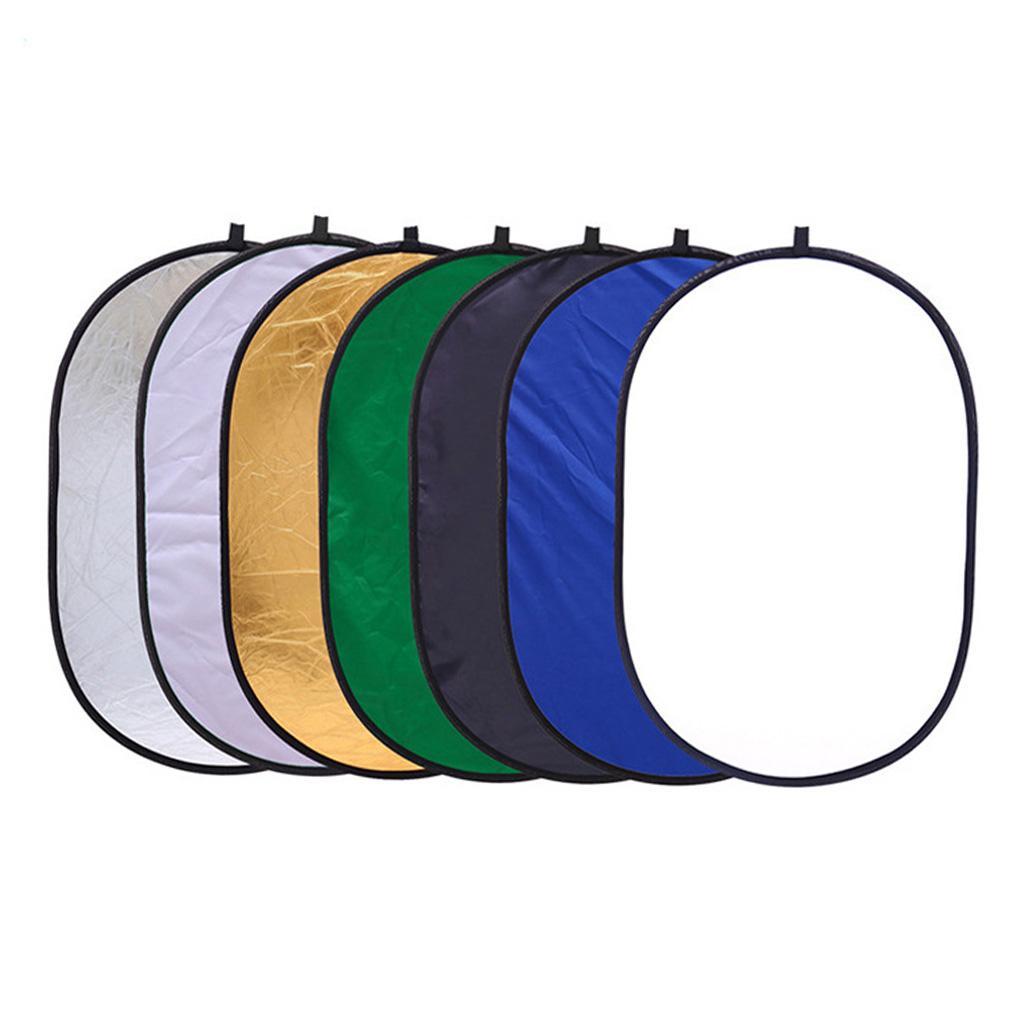 Photography 7 In 1 Collapsible Light Reflector 90x120cm Diffuser