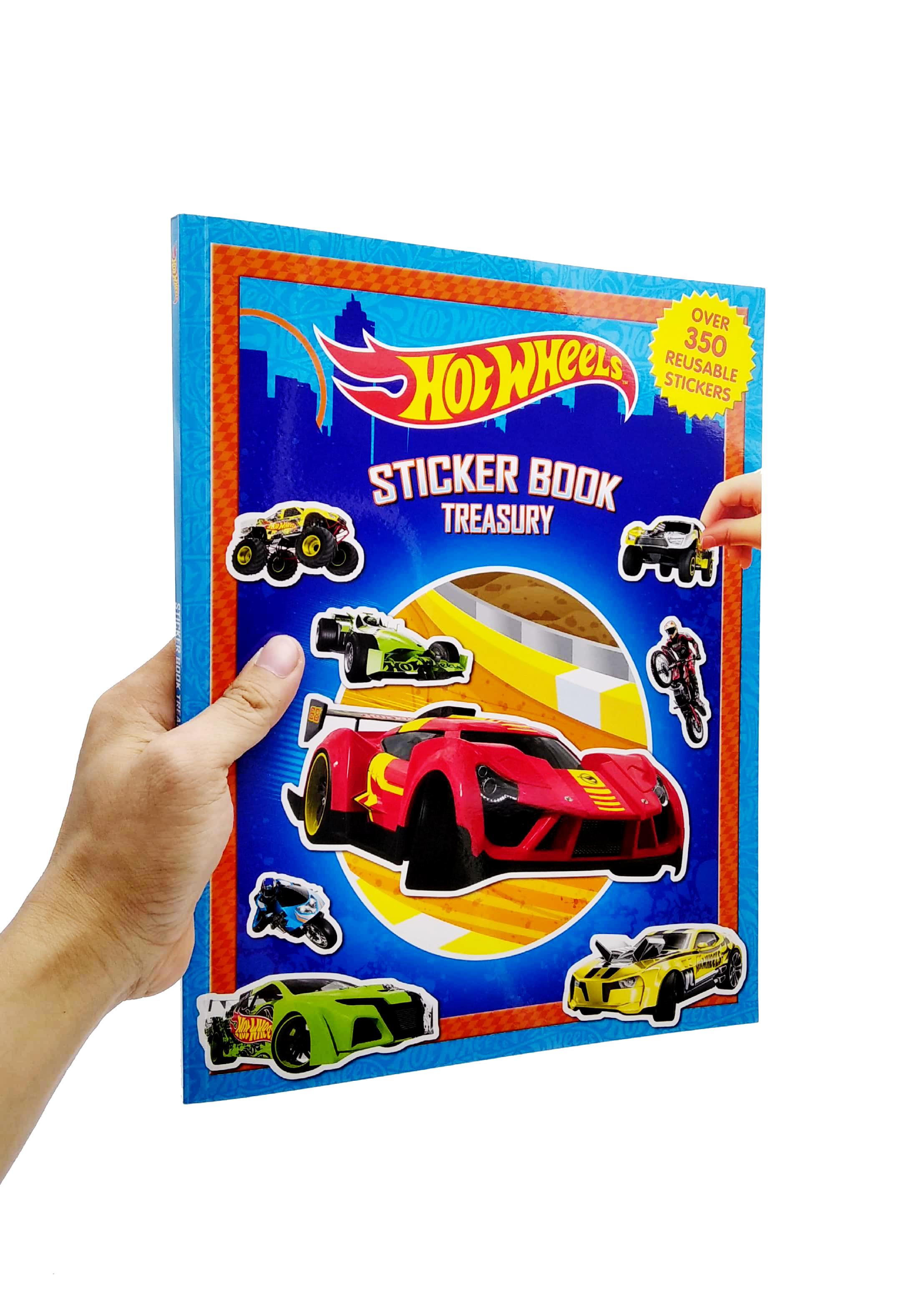 Mattel Hot Wheels Sticker Book Treasury