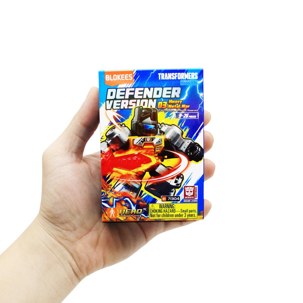 Đồ Chơi Mô Hình Hộp Mù Transformers - Defender Version 03 - Heavy Metal War - Blokees ET32 (Sản Phẩm Bên Trong Là Ngẫu Nhiên)