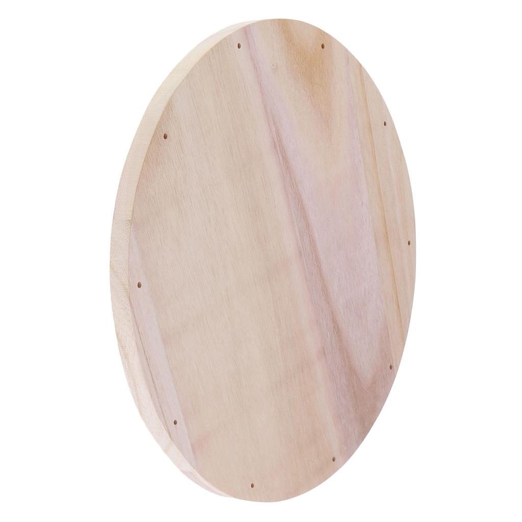 12" Wood Circle Cutouts Unfinished Blank Round Wood Cutouts Plaque DIY Craft