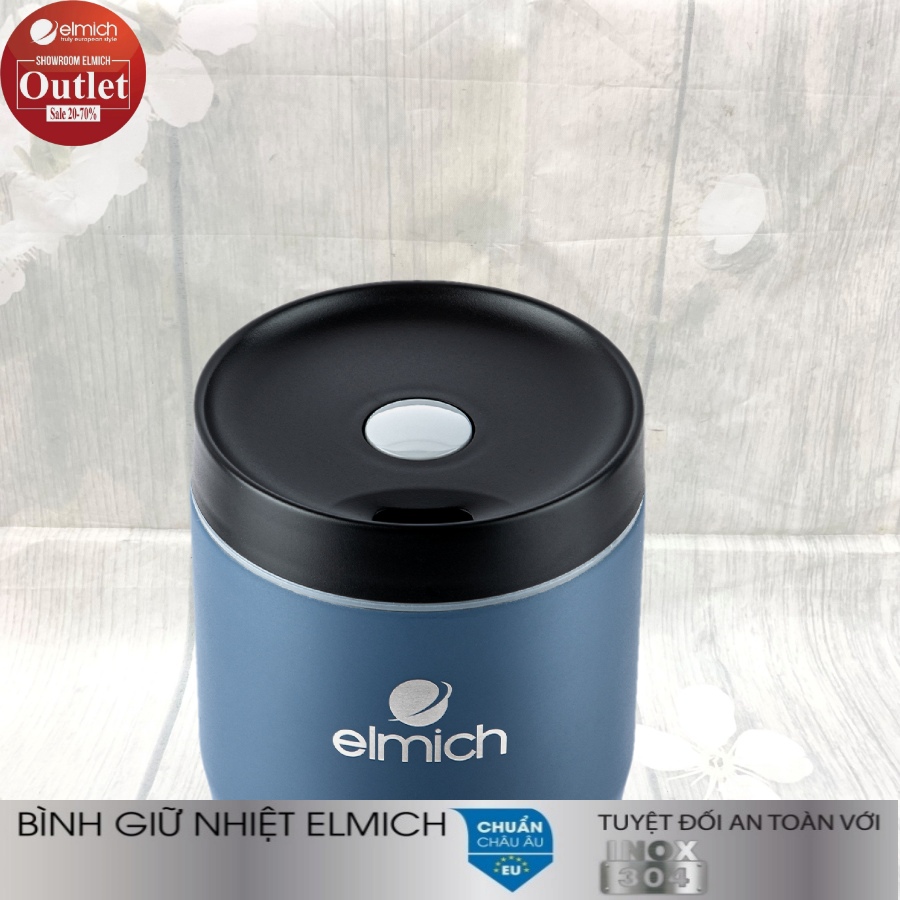 Cốc Giữ Nhiệt ELMICH, Inox 304 Tráng Bạc, EL-8013OL dung tích 480ml