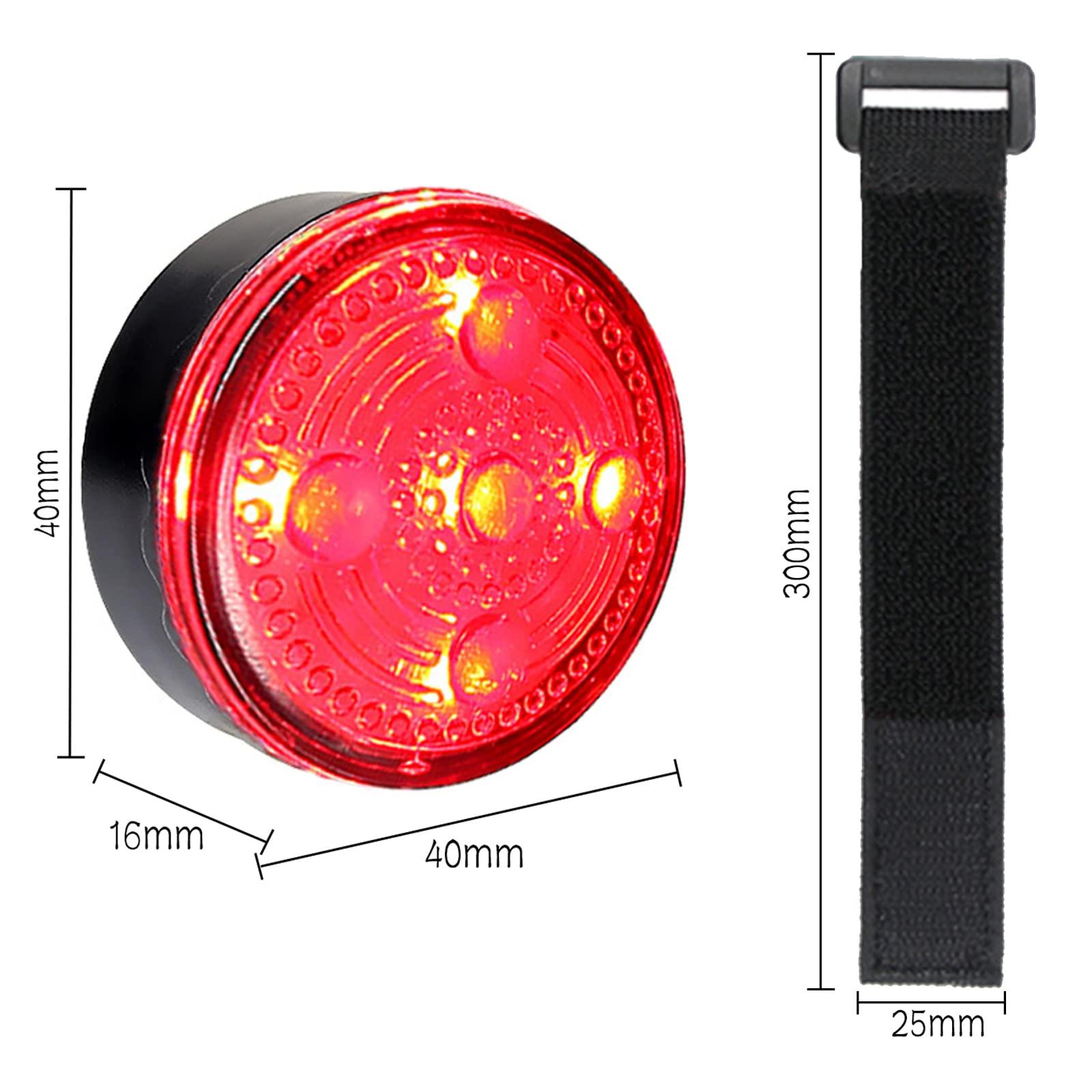 Đèn đèn LED Đèn chạy đèn LED Ánh sáng an toàn cho cuộc đua với 6 chế độ chiếu sáng ánh sáng nhấp nháy đèn vú Clip Stroboscope USB Refill Lamp
