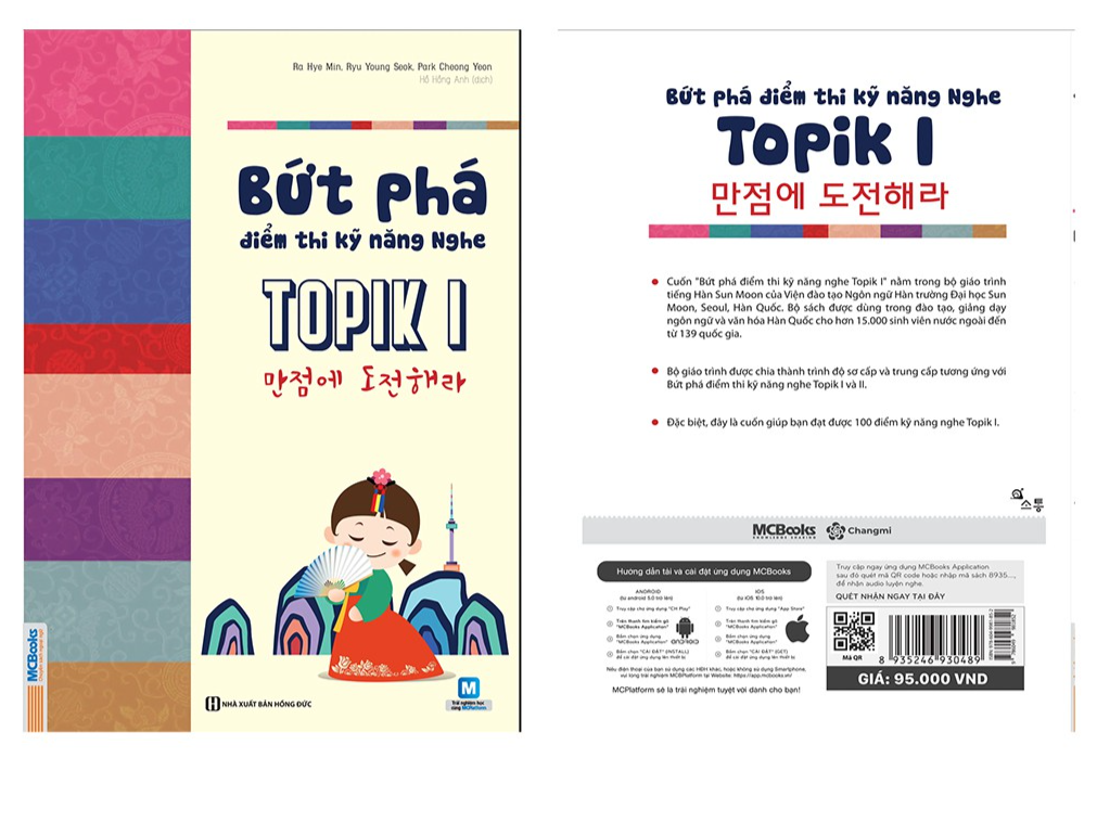 Bứt Phá Điểm Thi Kỹ Năng Nghe TOPIK I Cho Người Mới Bắt Đầu - Học Kèm App Online - Tái Bản 2020 - Bản Quyền