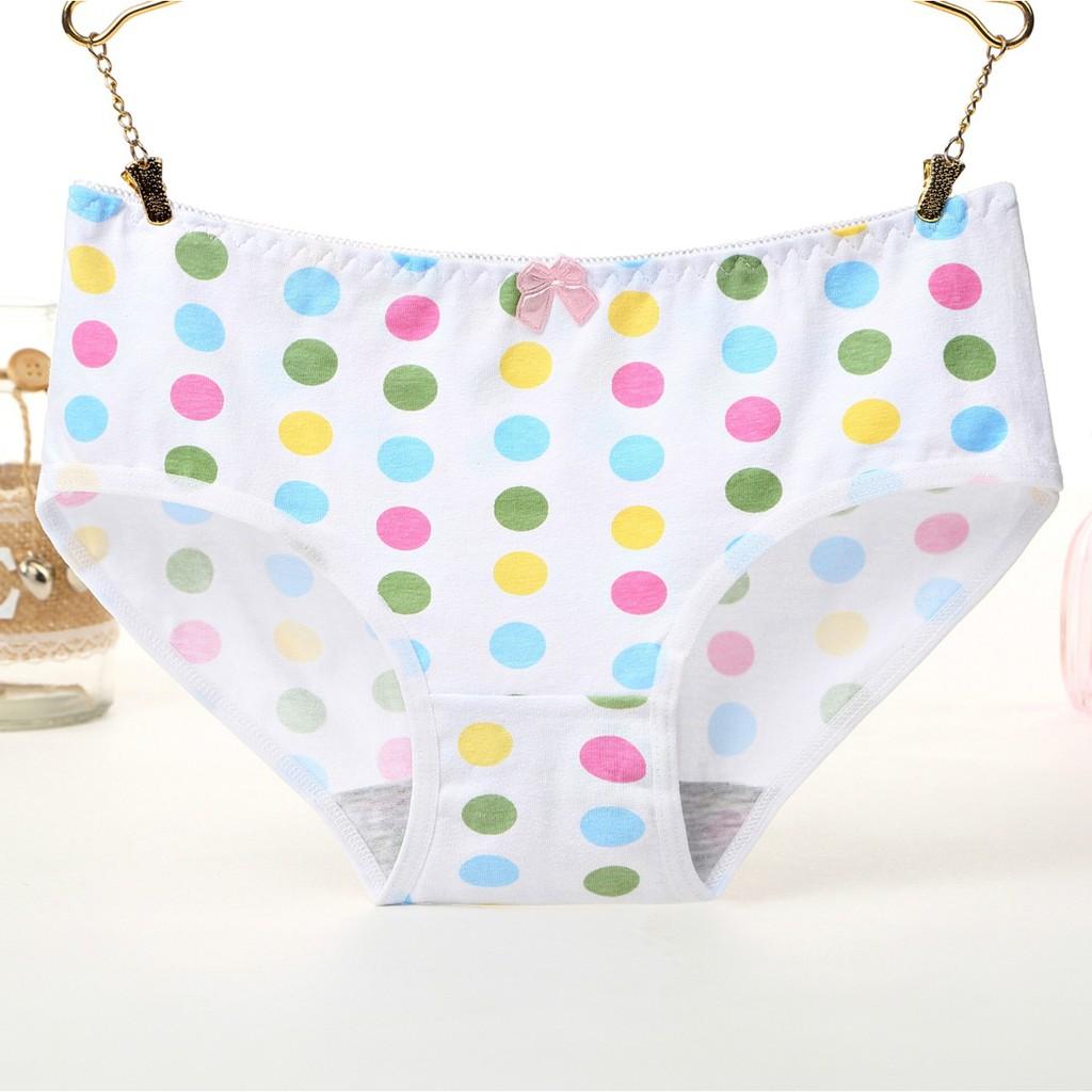 Quần Lót Nữ Cotton Chấm Bi Thời Trang Hàng Loại Đẹp.
