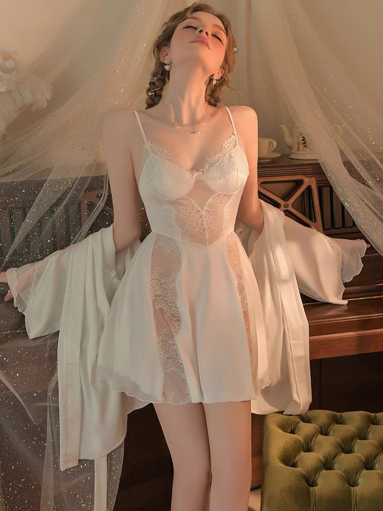 Váy Ngủ Nữ Tính Ren Gợi Cảm (Không Kèm Áo Choàng) - B.Lingerie