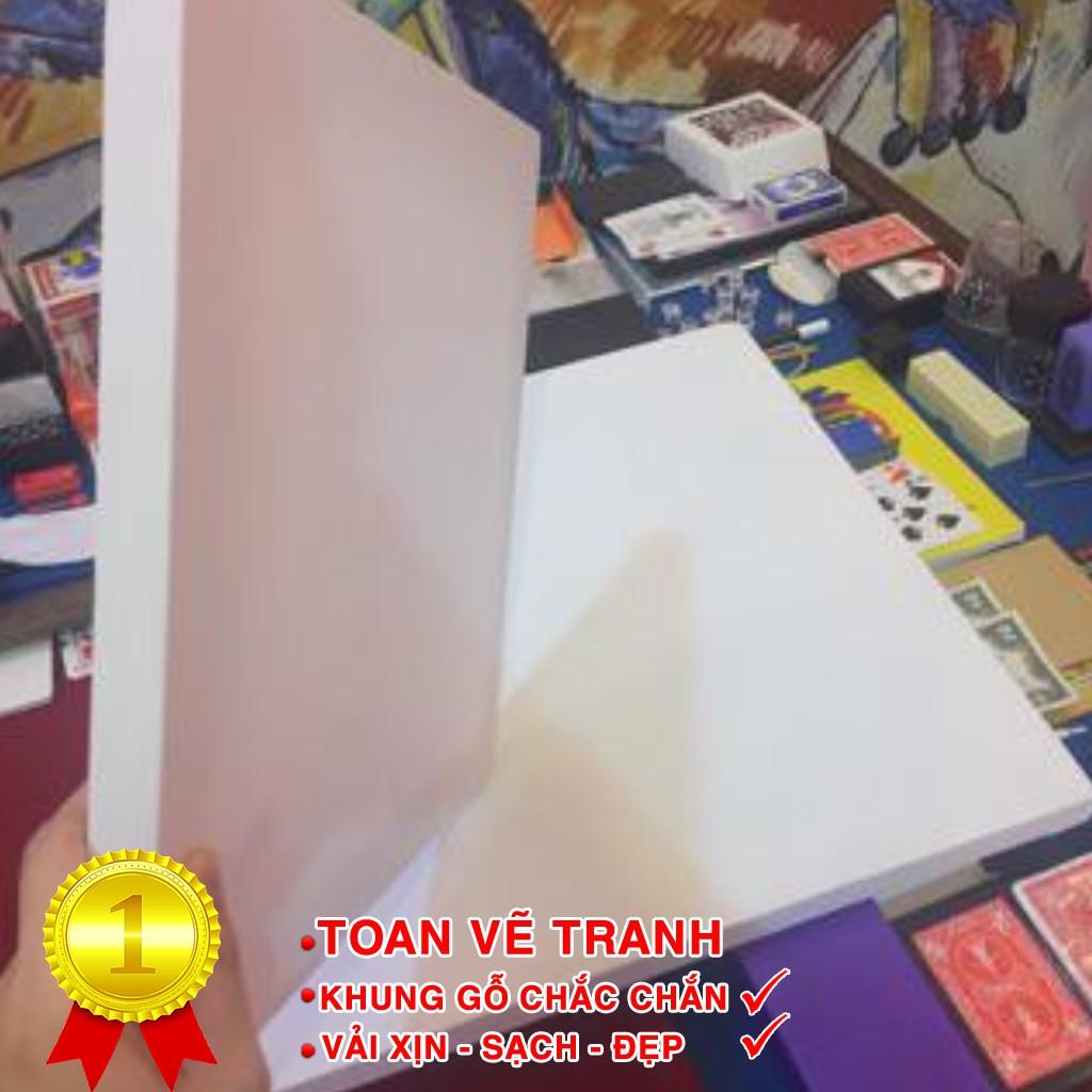 Toan vẽ tranh Acrylic 30x30cm tranh sơn dầu&lt;3 vải sạch đẹp&lt;3khung gỗ chắc chắn&lt;3 đủ size(Khung Bố, Canvas)