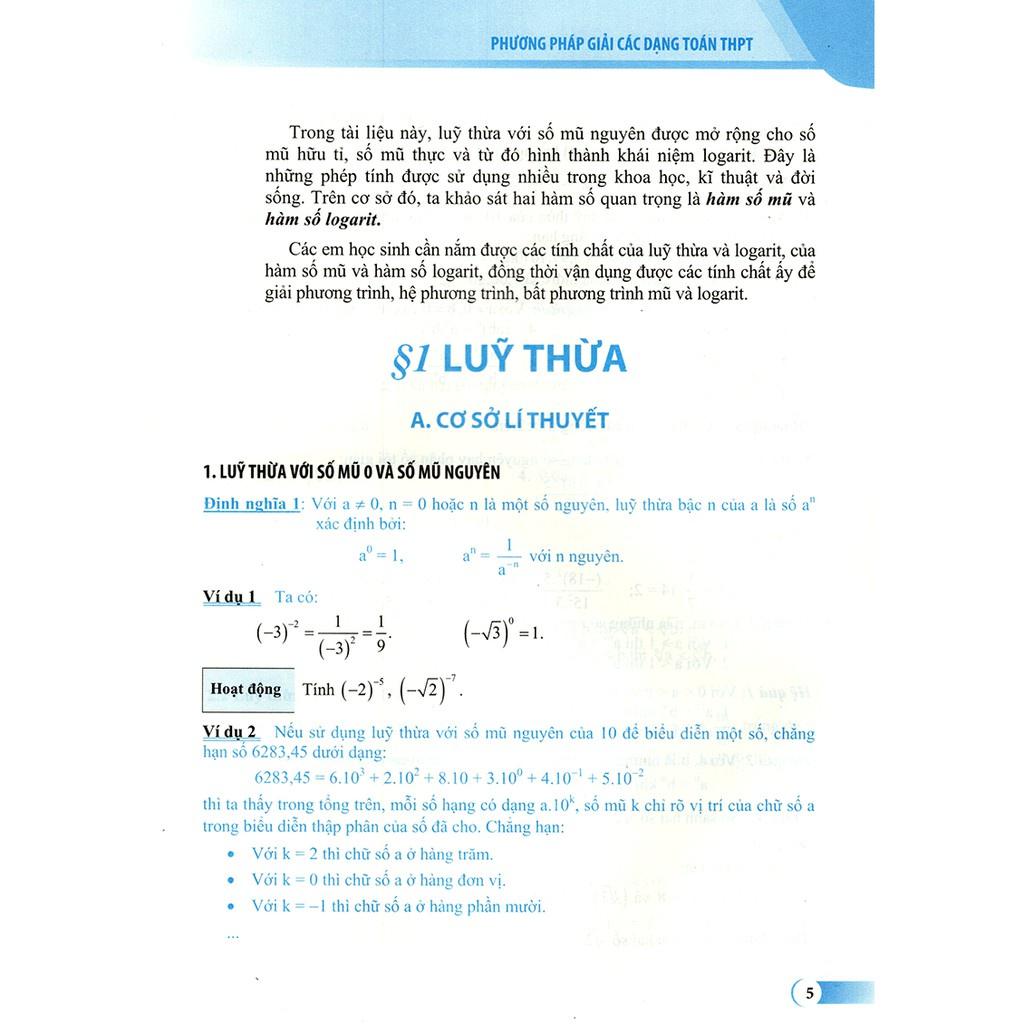 Phương Pháp Giải Các Dạng Toán THPT - Mũ Và Logarit - Bản Quyền