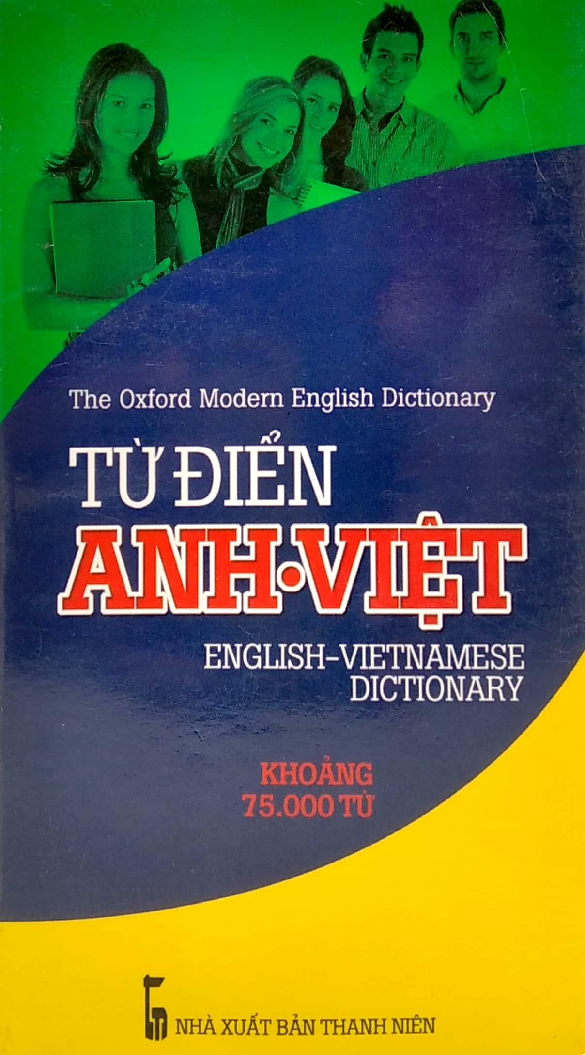 Từ Điển Anh - Việt Khoảng 75.000 Từ