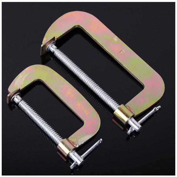 Cảo chữ G cỡ 4'' - kẹp tối đa 10.1cm, thép mạ 7 màu