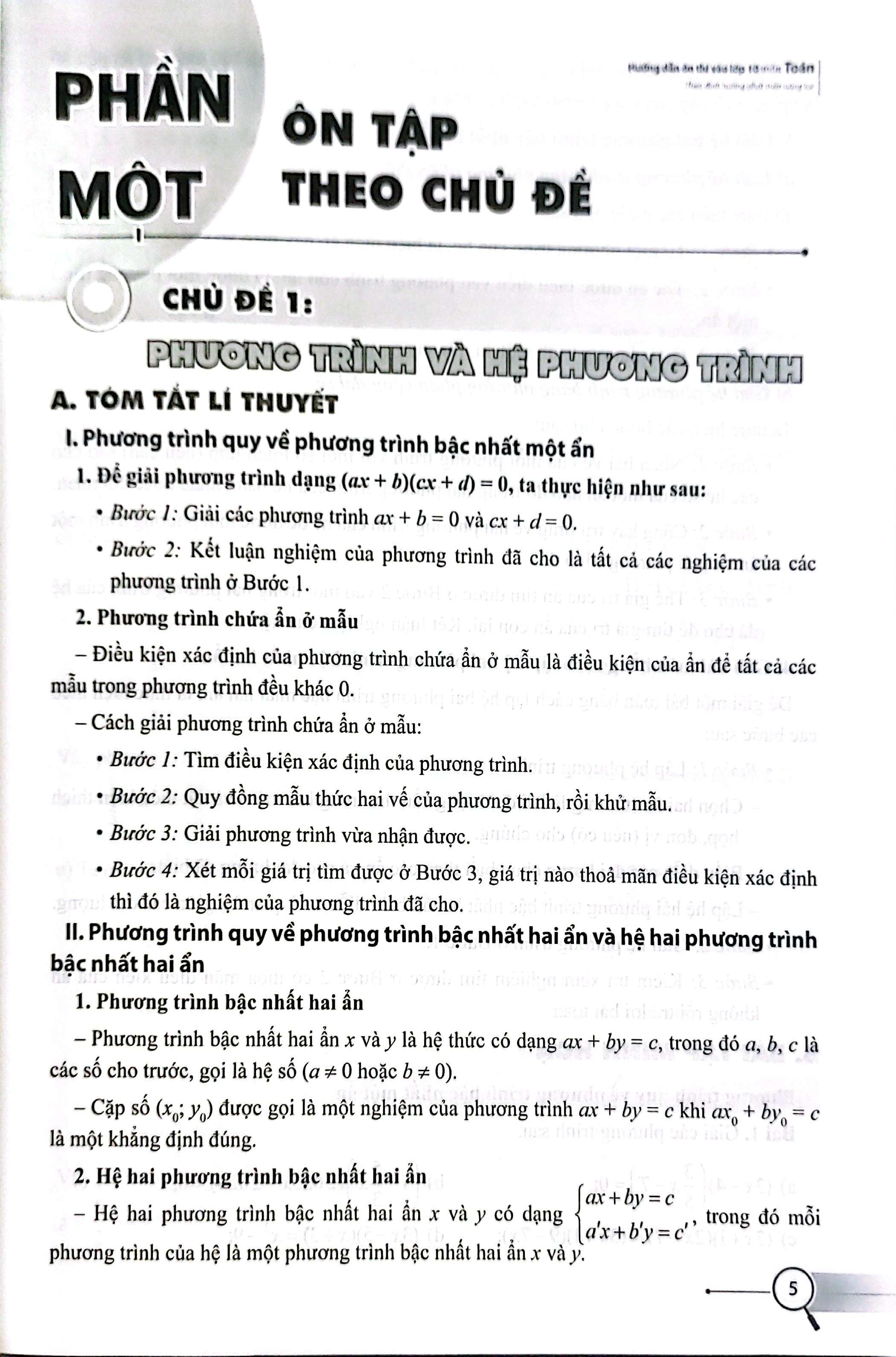 Sách - Hướng Dẫn Ôn Thi Vào Lớp 10 - Môn Toán (Theo Định Hướng Phát Triển Năng Lực)