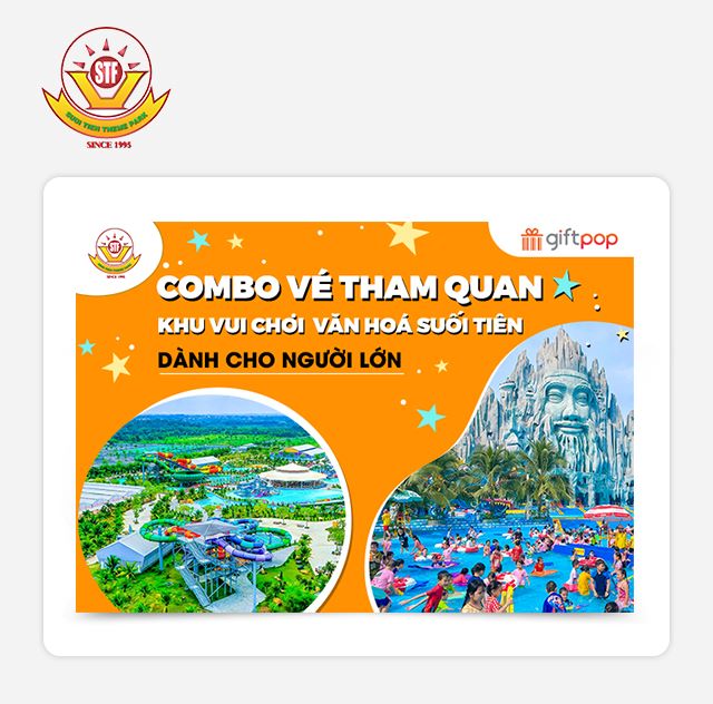 Combo Vé Tham Quan Khu Vui Chơi Công Viên Văn Hoá Suối Tiên Dành Cho Người Lớn